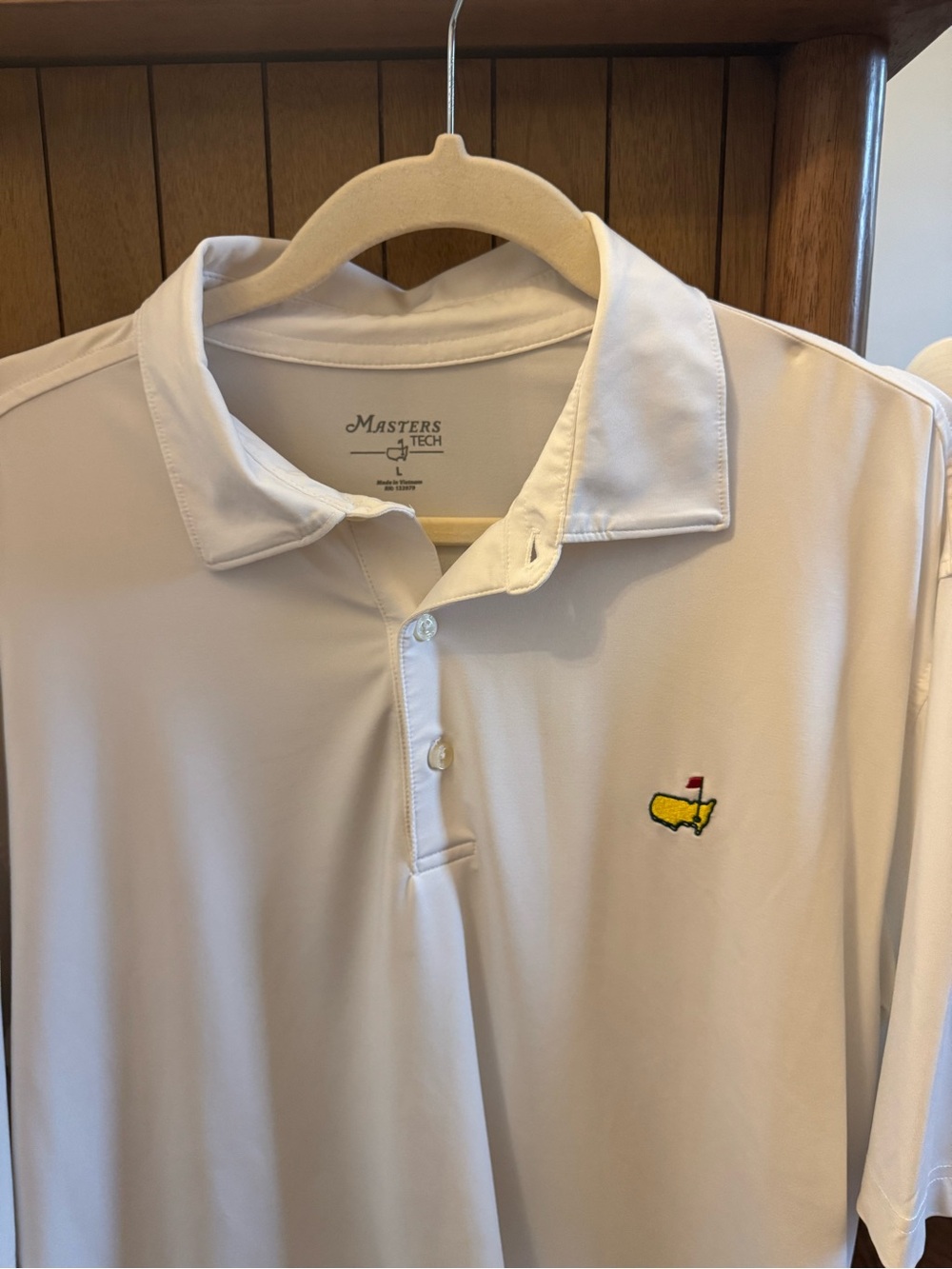 Masters Tech White Polo